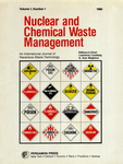 Go to journal home page - Nuclear and Chemical Waste Management